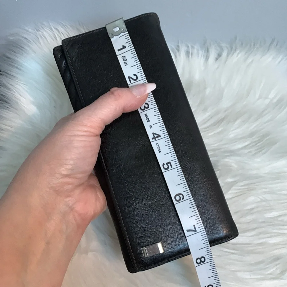 Authentic Dunhill long flap coat wallet - Picture 6 of 17